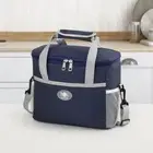 Multi-compartment Large Capacity Lunch Bag Thickened Insulation Bag Travel Use