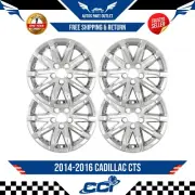 New 17" Chrome Wheel Skins Hub Caps SET/4 For 2014-2016 Cadillac CTS