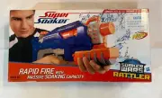 Nerf Super Soaker Wars Blue Rattler Rapid Fire~2009~NIB~Sealed Original Box
