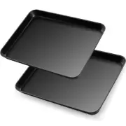 Baking Sheet Pan Set, Nonstick Carbon Steel Cookie Sheet Bakeware Set for Ove...