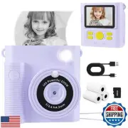 Kids Camera, Instant Print Camera for Kids 1080P HD Digital Camera Video Todd