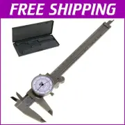Durable 6" Dial Caliper - Dual Reading Steel Measurement Tool for Professionals