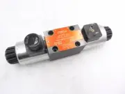 Argo Hytos DCV D03 21GPM 5100psi 3P4W 12VDC DIN Spring Return Tandem Spool Valve