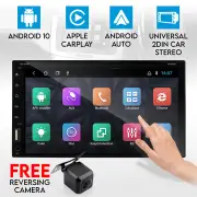 Elinz 7" In Dash Double DIN Octa Core Android 10 Head Unit Car DVD Player GPS WiFi Reverse Camera Stereo