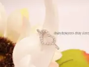NEW Authentic Pandora Silver BE MY VALENTINE Heart Ring 50 5 190861cz RETIRED