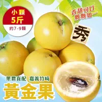 在飛比找Yahoo奇摩購物中心優惠-【果農直配】台灣嚴選黃金果5斤(小果9-10顆)