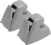KPSTED 2pcs Car Sun Visor Clips,Fit For Cruze, Sonic Spark 95994975 Gray Front Sunshade Support Clip Brackets Retainer Interior Hanger Hook Car Sun Visor Fastener