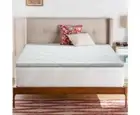 NEW Big Bedding Cool Gel Memory Foam Mattress Topper Bamboo Cover 5CM