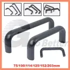 Aluminum D-Cupboard Pull Drawer Handle Industrial Machine Cabinet Door Handles