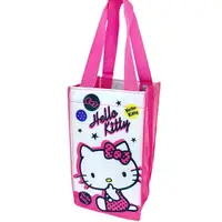 在飛比找樂天市場購物網優惠-小禮堂 Hello Kitty 方形保冷水壺袋 (粉點點衣)