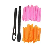 40PCS 50cm Magic Hair Curlers Curl Formers Spiral Ringlets Leverage Rollers