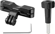 Bike Seat Rail Mount for GoPro / Insta360 / Osmo Action 5 4 3 2 1 / Osmo Pocket 3 / SJCAM (Black)