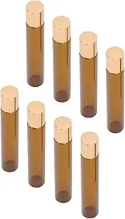 Beaupretty 12PCS Glass Essential Oil Bottles Reusable Perfume Glass Bottles Leak Design for Travel for DIY Cosmetics and