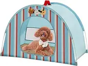 Pet Tent - Cave Nest Bed | Washable Folding Pet Kennel House for Kitten Small Dogs Bunnies with Airflow and Ventilation Indoor Outdoor Camping Backyard Beach