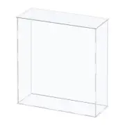 Acrylic Display Case Plastic Cube Storage Box Clear Assemble Showcase 31x11x36cm