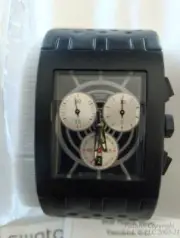 NWT/HTF RARE JAMES BOND SUEB400 SWATCH JAMES BOND DR NO CHRONOGRAPH SWATCH WATCH