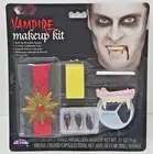 Vampire Dracula Makeup Kit Face Paint & Stage Makeup w/fangs fake blood+ New