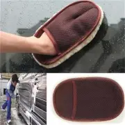Super Soft Lambswool Car Wash Washing Clean Mitt Glove Truck Home Use A-UU