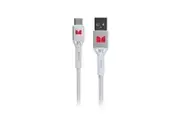 Braided 1.2M USB-C to USB-A White