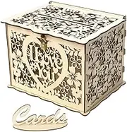 1Pc Decorative Rustic Wishing Well Card Box Wedding Favor