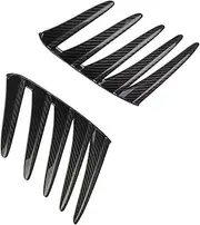 Compatible for Lexus RC 2013-2018 Real Carbon Fiber Rear Tail Throat Trend Frame Car Exterior Modification