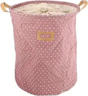 Waterproof Laundry Basket Gift Bag Clothes Storage Basket Home Clothes Bucket Storage Laundry Basket Pink