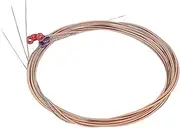 Folk Guitar Strings Crystal Clear Tone for Acoustic Guitar with Hex Core Copper Strings for Folk