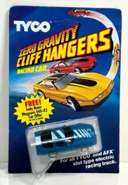 Tyco Zero Gravity Cliff Hangers 1983 Blue Corvette #3 HO Slot Car No. 7054 MOC