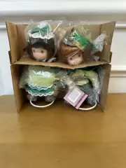 Precious Moments Chamber Maid And Gate Keeper Wizard Of Oz Porcelain