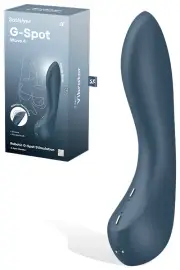 Satisfyer G Spot Wave 4 Silicone 8.3" Spiral Wave Vibrator
