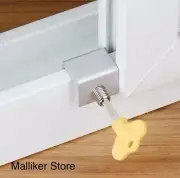 New 4 Pack Sliding Window Locks Adjustable Security Window Lock Window Stoppers