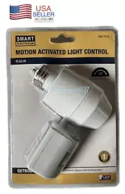Outdoor Auto Motion Detect Activate Light Control Plug In Socket E26 150w Bulb