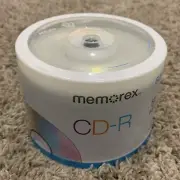 Memorex CD-R 50 Pack of Discs 80 min 52X 700MB Brand New Sealed