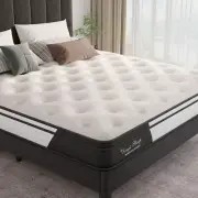 Royal Sleep King Size Bed Mattress Memory Foam Bonnell Spring Medium Firm 24cm