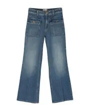 Gucci Kids Interlocking G Logo Patch Jeans 8Y,6Y,4Y,6,12Y,10Y blue