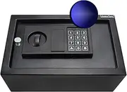 JUGREAT Top Opening Desk Drawer Safe with Induction Light,Electronic Digital Security Safe, Steel Construction Hidden with Lock,for Home Office Hotel Business