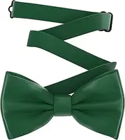 [Adam Young] Men's Bow Ties Pre-Tied Style Formal Satin Classic Bowtie for Tuxedo Faux Silk