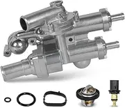 Thermostat Housing Assembly Compatible With Dodge Journey Avenger Compatible With Jeep Patriot Compass 2007-2014 68003582AA 4884571AB 68003582AB