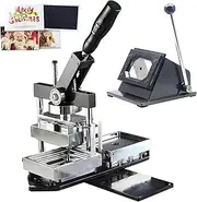 Magnet Maker Machine Kit, 80 X 53mm DIY Fridge Making Machine Kit, with 1 Press Machine +1 Paper Cutter +150 Sets Consumables, Photo Refrigerator Sticker Magnet Press Machine