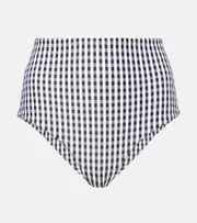 [Faithfull] Faithfull Reyes gingham bikini bottoms AU 12 black