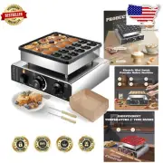 Versatile Electric Muffin Maker for 25 Mini Pancakes - Compact & User-Friendly