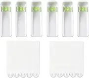 Large Canvas Hangers, Damage Free Picture Hanging Hooks Heavy Duty, Wall Hangers Without Nails, for Bathroom Kitchen Home Door Closet, White (Hook White Green, 16)