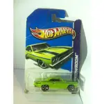 HOT WHEELS 2012 MUSCLE MANIA MOPAR 系列 9 70 普利茅斯公路賽跑者石灰綠色 BY