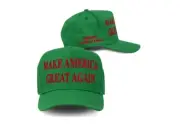 Donald Trump Cali-Fame Never Surrender Green Christmas 2024 Victory Hat MAGA Cap