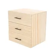 90 Slots Three Tiered Essential Oil Bottle Container Wooden Storage Case Box HR6
