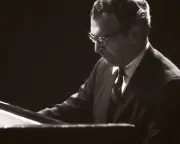 Dave Brubeck at the Piano Vintage Jazz Photography at the Monterey Jazz Festival