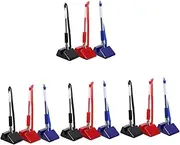 SHOWERORO 4sets Gel Ink Pen with Holder Bank Reception Desk Pen Counter Security Writing Pen 3pcs*4