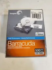 Seagate Barracuda 500gb SATA hard drive sealed in box