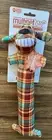 Multipet Harvest Plaid Loofa Dog 12 Inches Dog Toy
