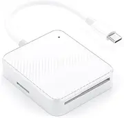 USB C Card Reader Adapter, Portable 4 in 1 Type C Smart Media Card M2 SD SM XD Card Reader for PC Computer UBC C Devices
